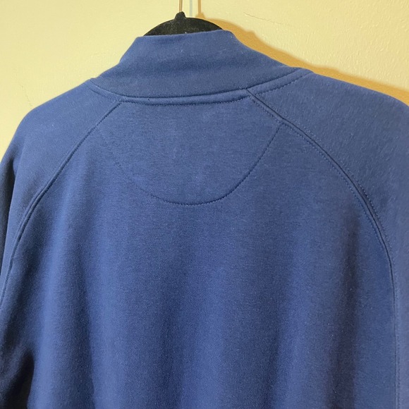 Members Only Mens Classic Fleece Full Zip Navy Vented Jacket Size XL NWOT Iconic - Picture 15 of 15